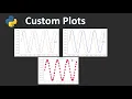 Matplotlib plots - Custom Plot lines In Python