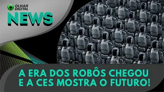 Ao vivo | A era dos robôs chegou - e a CES mostra o futuro! | 09/01/2025 | #OlharDigital