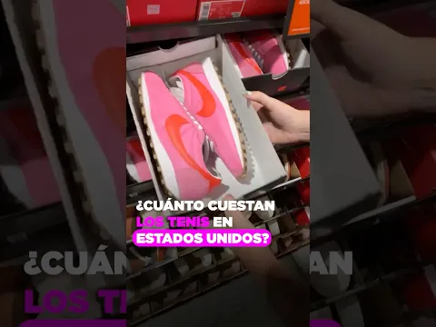 ¿Cuánto cuestan los tenis en Estados Unidos?