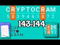CRYPTOGRAM level 143 144