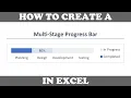 Excel Multi-Stage Progress Bar FREE Download