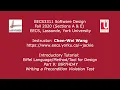 EECS3311 F20 Tutorial Part 09 - BIRT AY Writing a Precondition Violation Test