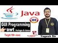 Introduction to GUI programming in Java with example Hindi