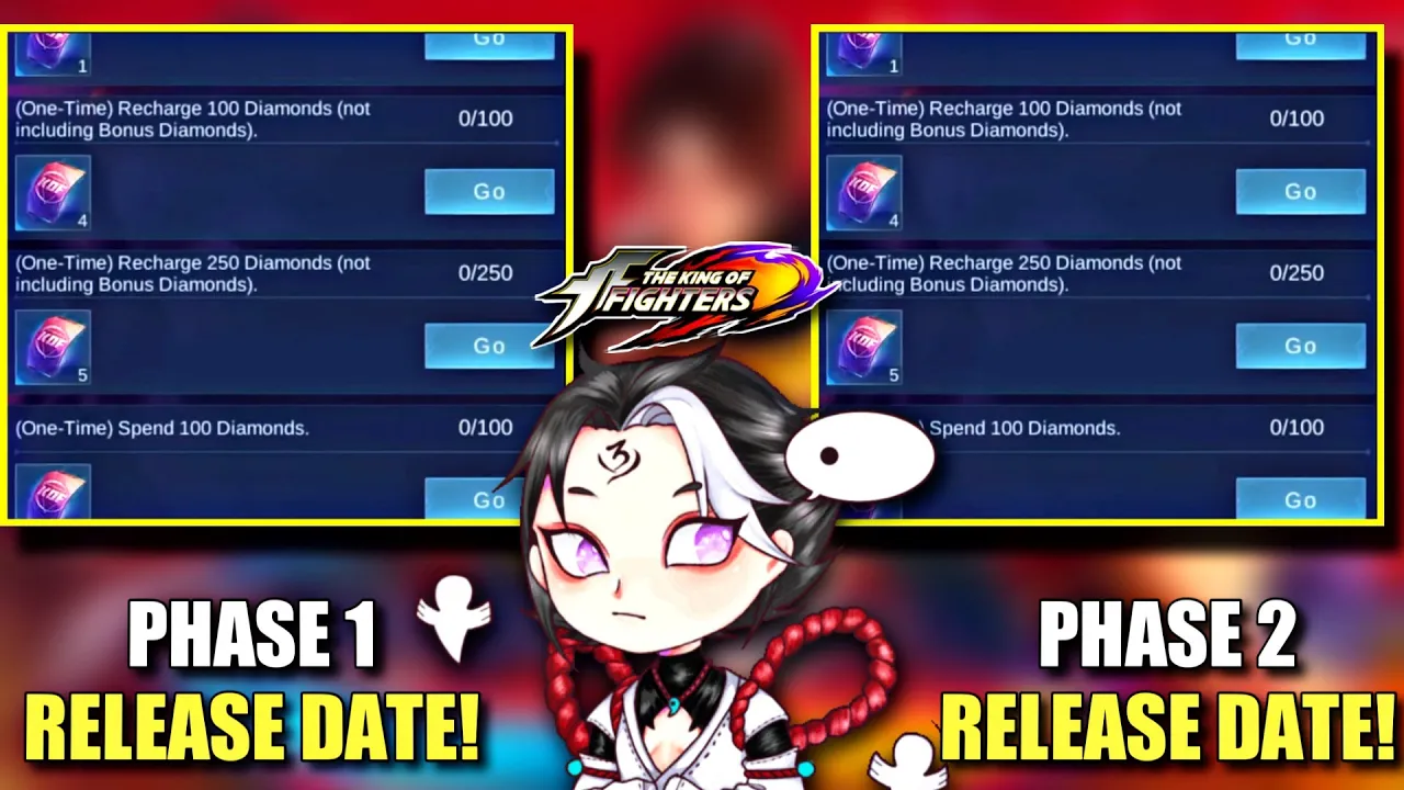 KOF PHASE 1 & 2 RELEASE DATE | MOBILE LEGENDS KOF RECHARGE EVENT