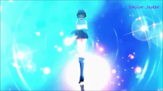Sailor Mercury And Sailor Jupiter Transformation Theme Crystal 