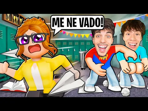 Video Thumbnail: FACCIAMO SCHERZI ALLA MAESTRA FINCHÈ NON SE NE VA su ROBLOX...