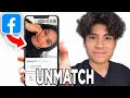 How To Unmatch On Facebook Dating - Tutorial