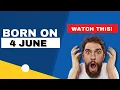 Born on the 4th of June This is the SECRET OF YOU Happy Birt ay