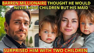 BARREN MILLIONAIRE THOUGHT HE WOULD NEVER HAVE CHILDREN BUT HIS MAID SURPRISED HIM WITH TWO CHILDREN