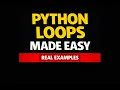 Python Loops in Telugu For Loop While Loop Explained Loops Full Tutorial for Beginners