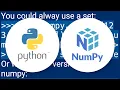Numpy How to check if array contains certain numbers