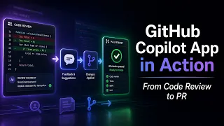 GitHub Copilot App in Action Code Review to PR