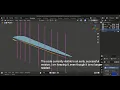 Linking Spreadsheet and 3D Wing Model Blender Python Raycast Pseudo-Laser Measurement