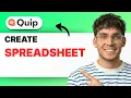 How to Create a Spreadsheet in Quip 2026 Full Guide