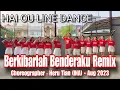 Lagu HOLD | Berkibarlah Benderaku Remix | LINE DANCE | Beginner | Heru Tian