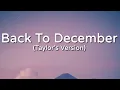 Download Lagu Taylor Swift - Back To December (Taylor's Version) (Lyric Video)
