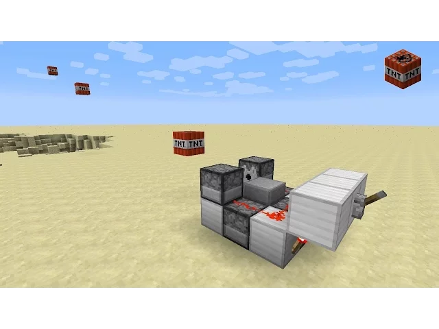 Minecraft 1.12 - Rapid fire TNT cannon