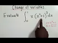 Integration by change of variables