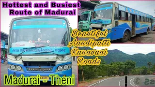 tnstc theni travel vlog madurai to theni scenic western ghats view naveen kumar