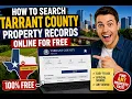 How to search Tarrant County property records online for free