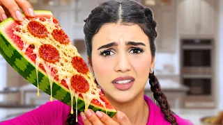 جربت أغرب خلطات الأكل على الانترنت | الاخطبوط صدمه ! 🤯