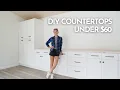 DIY Countertops Under 60