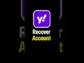How To Recover Yahoo Account - Step By Step