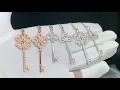 Luxury Jewelry Tiffany Key Necklace With Diamond Collections