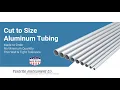 Cut to Size Aluminum Tubing