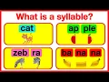 What s a SYLLABLE Syllable in English 7 types Learn how to count syllables