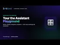 Seekdown Assistant Playground Tour Share Embed Analytics Settings