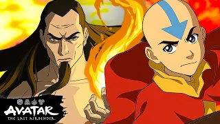 aang vs ozai final battle full scene avatar the last airbender