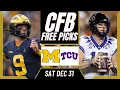 MICHIGAN vs TCU CFB Picks Prediction College Football Free Picks Today