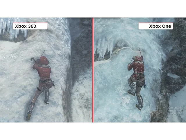 Rise of the Tomb Raider Graphics Comparison Xbox One vs Xbox 360