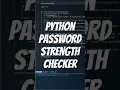 Password Strength Checker in Python