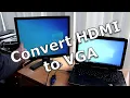 MI to VGA adapter to connect a new PC to an old monitor - mi to vga converter