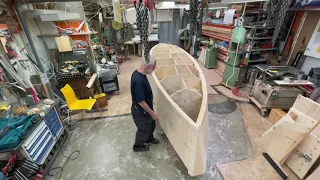 Been shaping the enpieces and doing the waterline