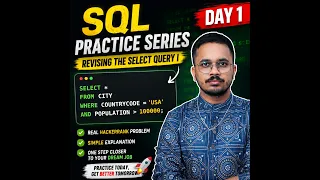 SQL for Beginners - SELECT WHERE Explained HackerRank Day 1