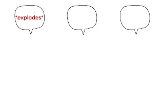 screaming bird speech bubble meme for three people
