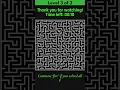 Can You Solve This Maze Quick Brain Game Challenge
