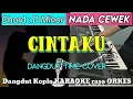 Download Lagu CINTAKU || Dalam Sepiku Kaulah Candaku - Versi Dangdut Koplo KARAOKE rasa ORKES || Nada Cewek