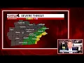 Strong storm threat searing heat and stifling humidity in store for Monday