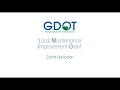 GRANTS - Create and Submit Application
