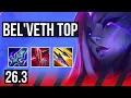 BEL VETH vs TRUNDLE TOP 48K damage KR Master 26 3