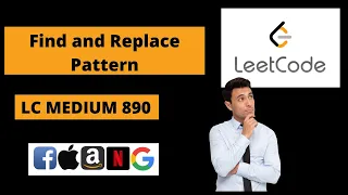 Find and Replace Pattern Leetcode Medium 890 HashMaps
