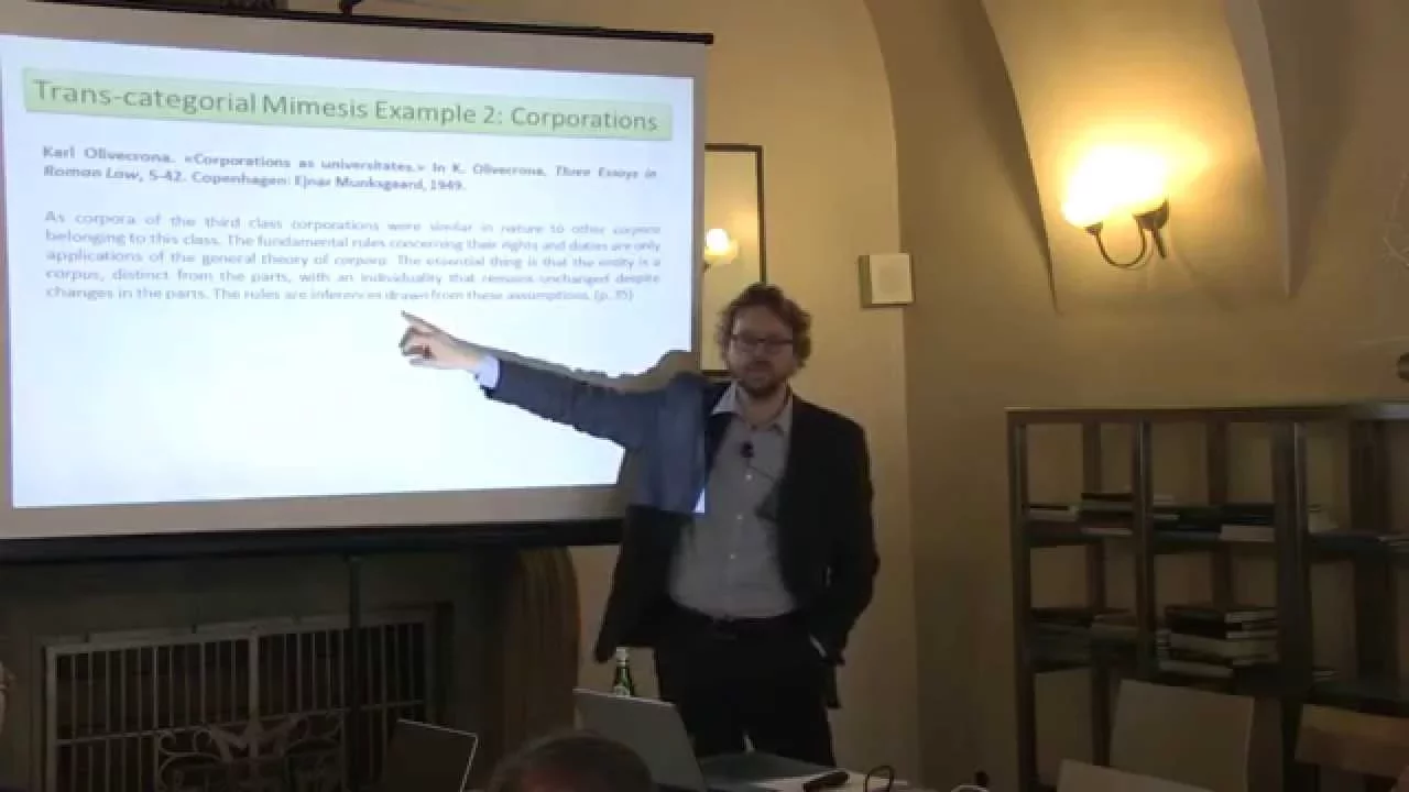 Institutional Mimesis and Conceptual Blending, Corrado Roversi
