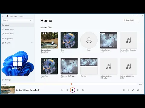 Download MP3 The New Windows 11 Media Player App Overview