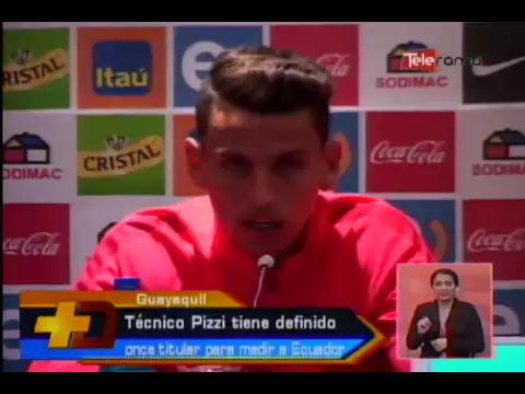 Técnico Pizzi tiene definido once titular para medir a Ecuador
