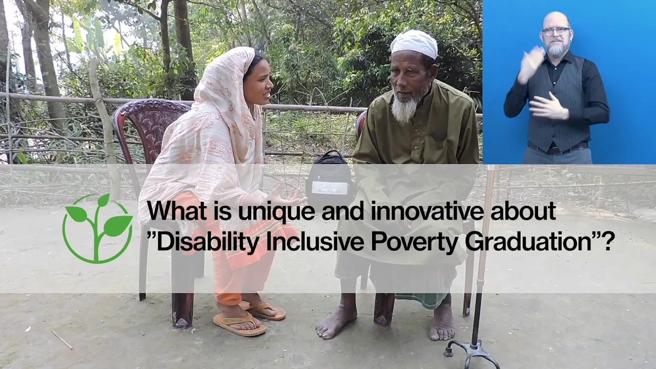 Awardee-Hour 3: Short Video of the Zero Project Awardee Disability Inclusive Poverty Graduation - AD