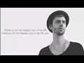 Download Lagu James Young - happiest year (thank you for the happiest year of my life) (tiktok trend)
